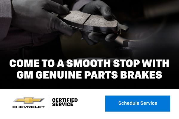 Come to a smooth stop with GM Genuine Parts Brakes